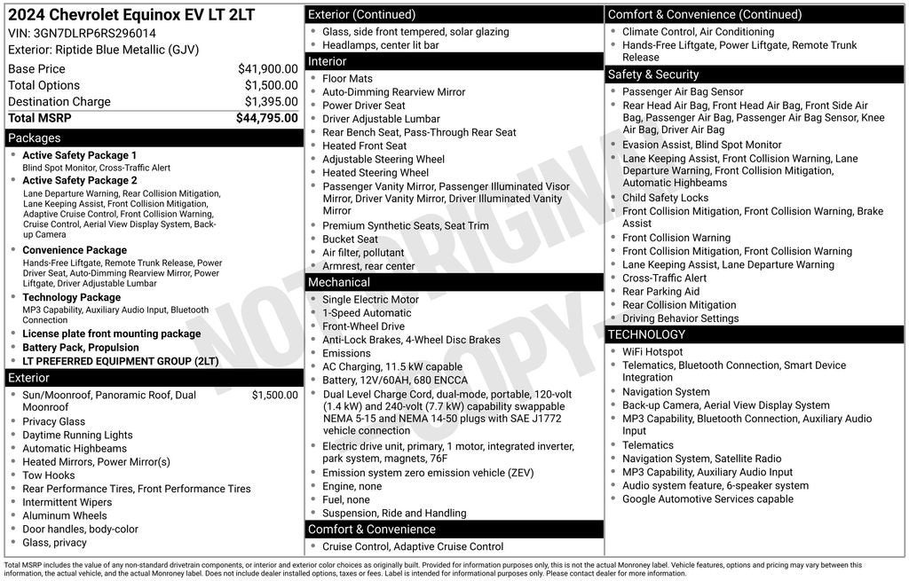2024 Chevrolet Equinox EV 2LT