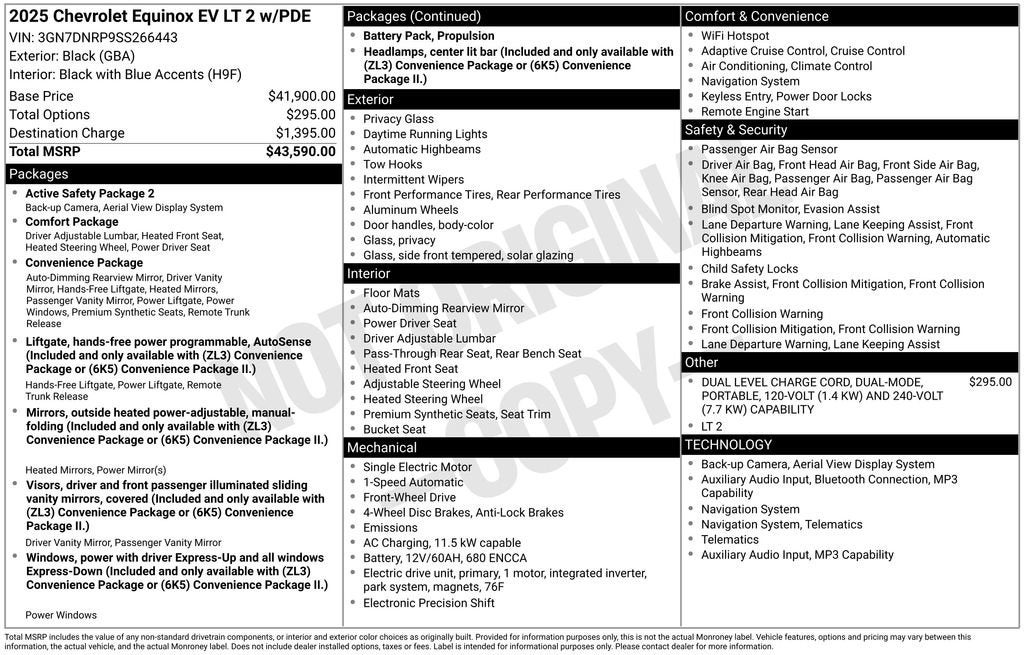 2025 Chevrolet Equinox EV LT