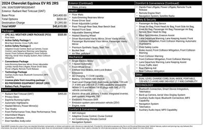 2024 Chevrolet Equinox EV 2RS