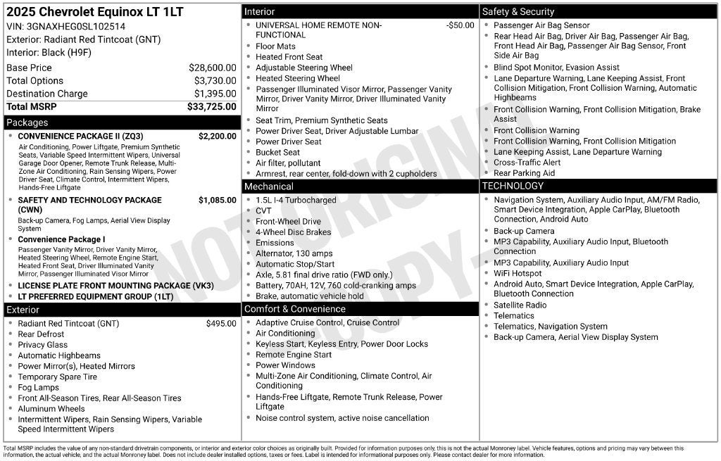 2025 Chevrolet Equinox LT