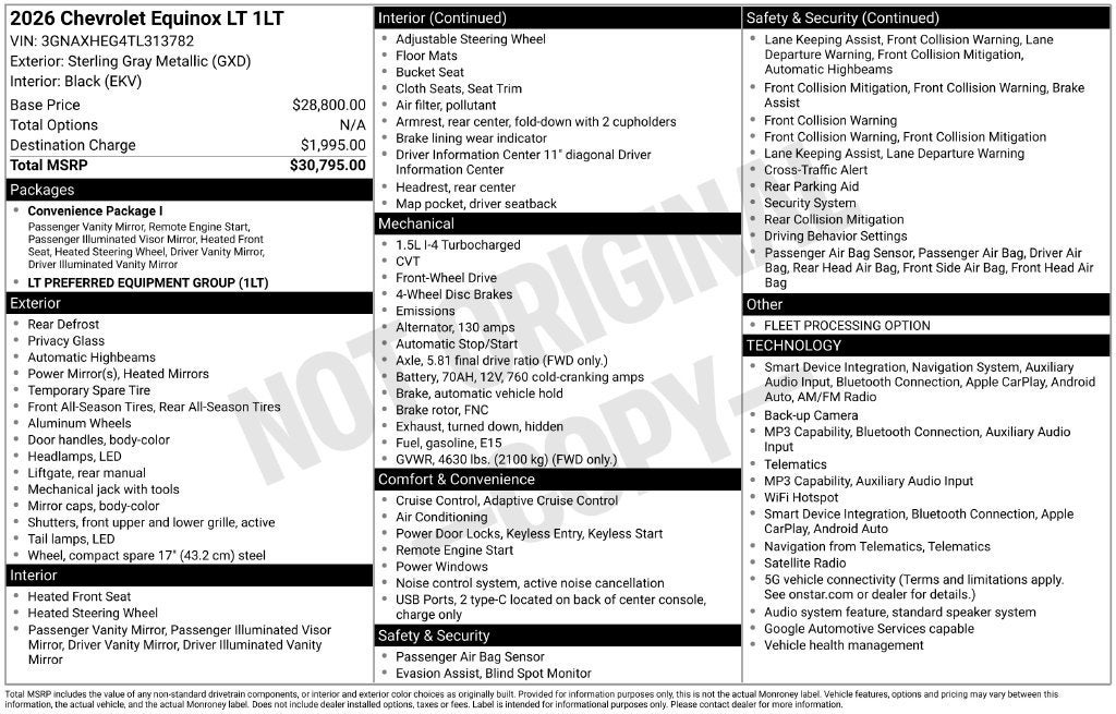 2026 Chevrolet Equinox LT - Photo 6
