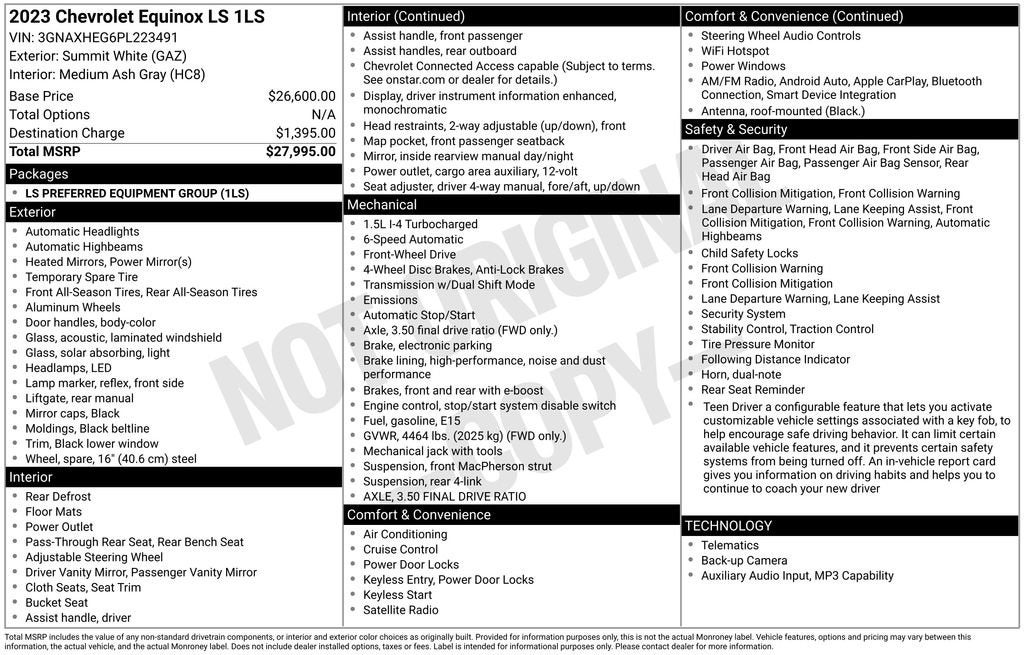2023 Chevrolet Equinox LS