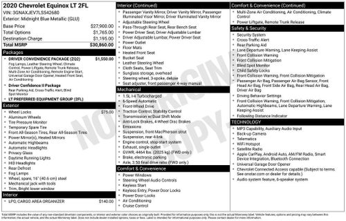 2020 Chevrolet Equinox LT