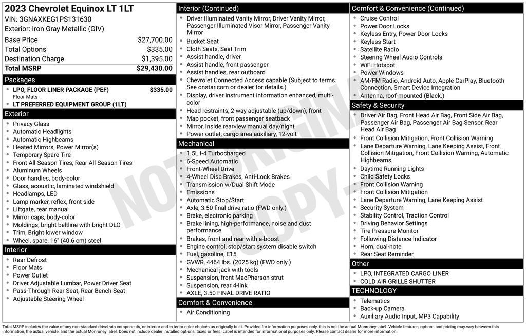 2023 Chevrolet Equinox LT