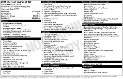 2024 Chevrolet Equinox LT