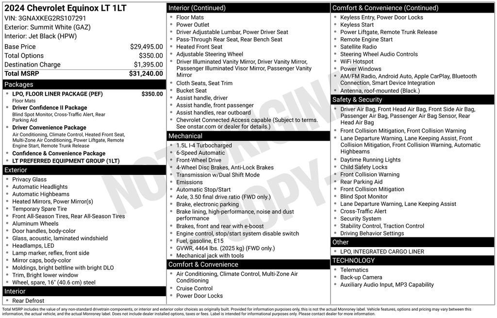 2024 Chevrolet Equinox LT
