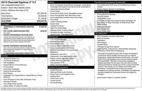 2019 Chevrolet Equinox LT