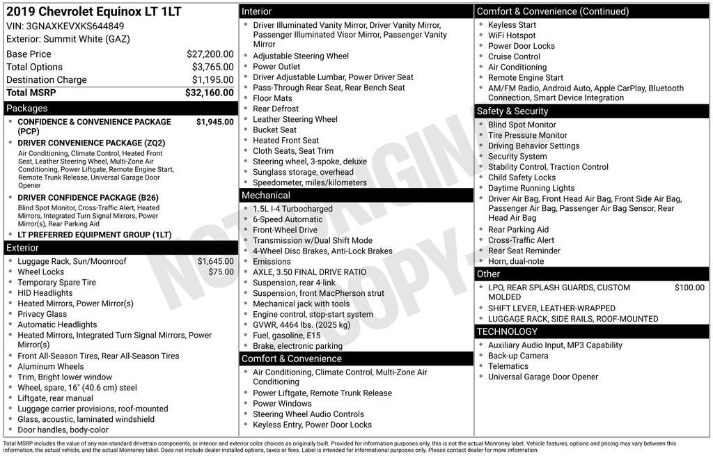 2019 Chevrolet Equinox LT