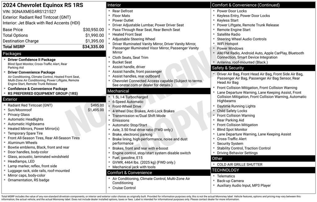 2024 Chevrolet Equinox RS