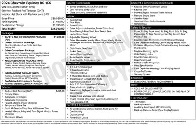 2024 Chevrolet Equinox RS