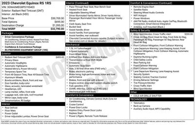 2023 Chevrolet Equinox RS