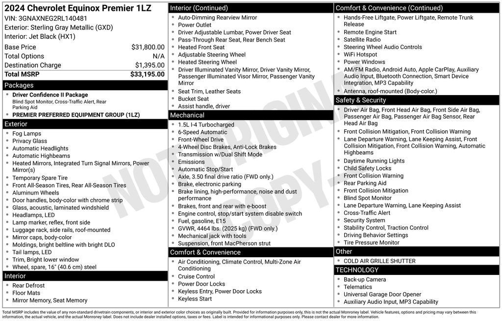 2024 Chevrolet Equinox Premier