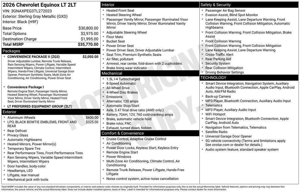 2026 Chevrolet Equinox LT