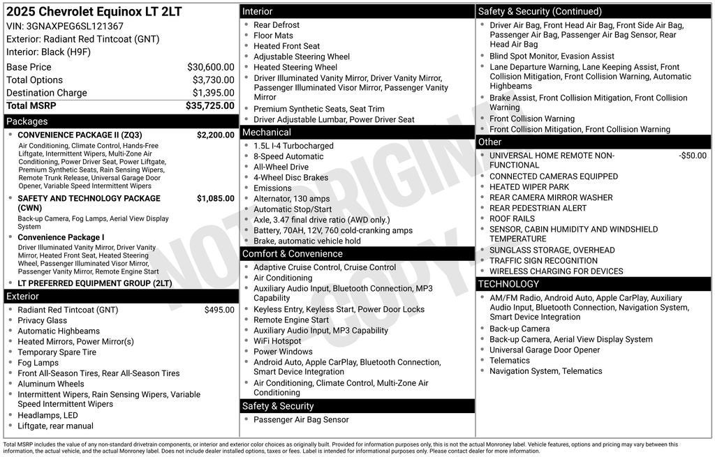 2025 Chevrolet Equinox LT