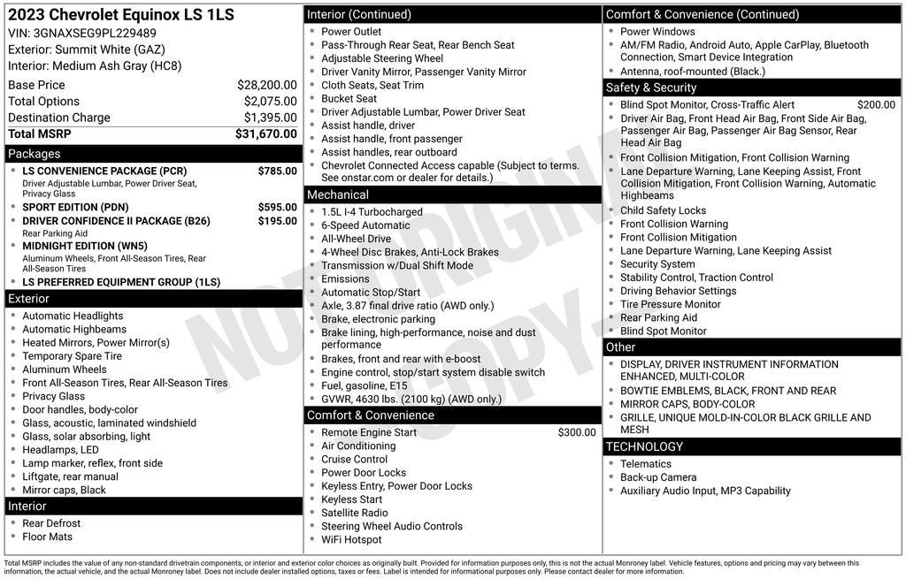 2023 Chevrolet Equinox LS