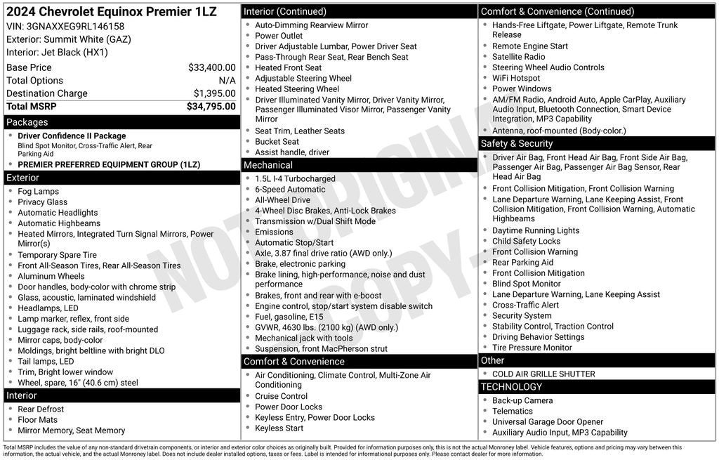 2024 Chevrolet Equinox Premier