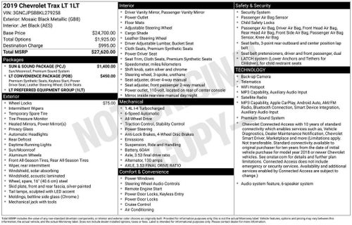 2019 Chevrolet Trax LT