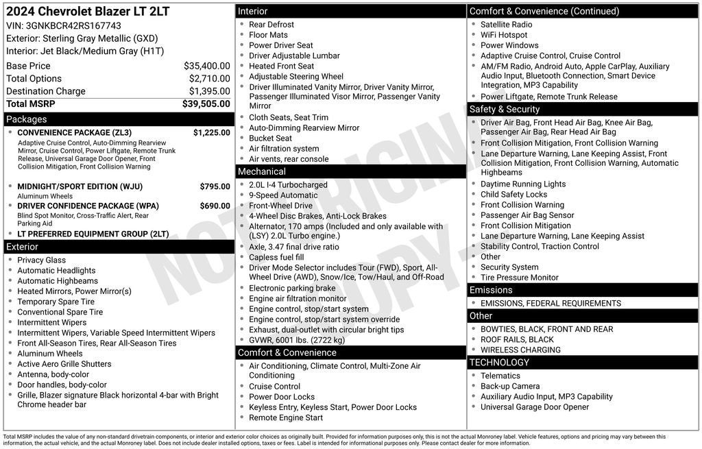 2024 Chevrolet Blazer 2LT