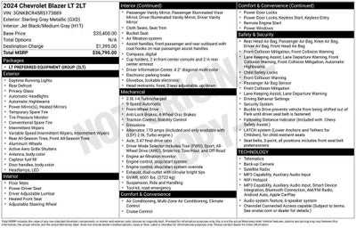 2024 Chevrolet Blazer 2LT