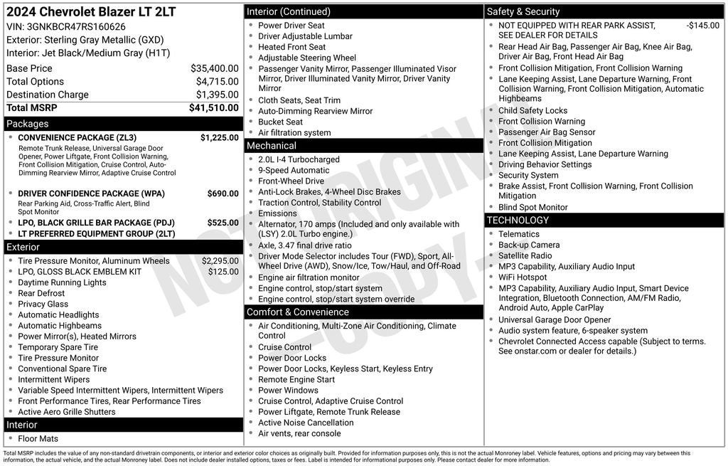 2024 Chevrolet Blazer 2LT