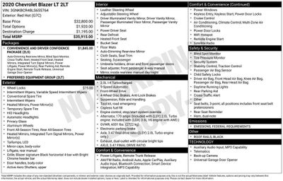 2020 Chevrolet Blazer 2LT