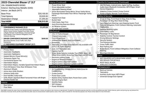 2023 Chevrolet Blazer 2LT