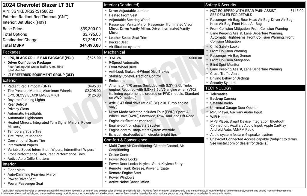 2024 Chevrolet Blazer 3LT