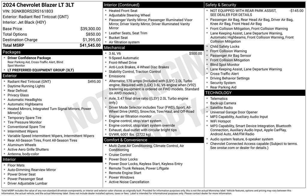 2024 Chevrolet Blazer 3LT