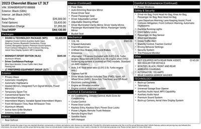 2023 Chevrolet Blazer 3LT