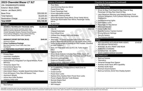 2023 Chevrolet Blazer 3LT