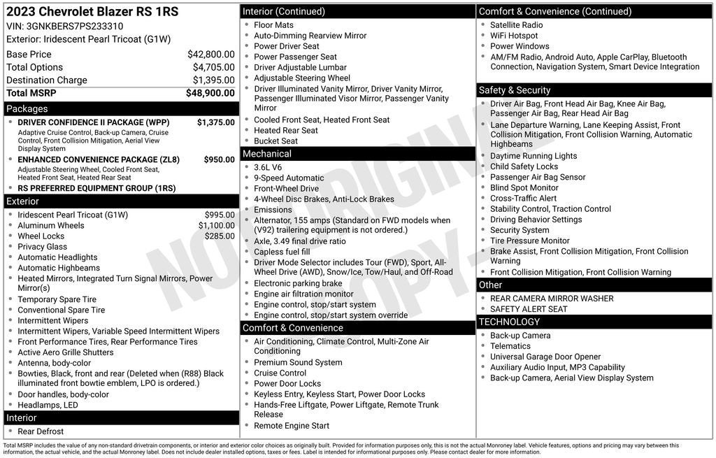 2023 Chevrolet Blazer RS