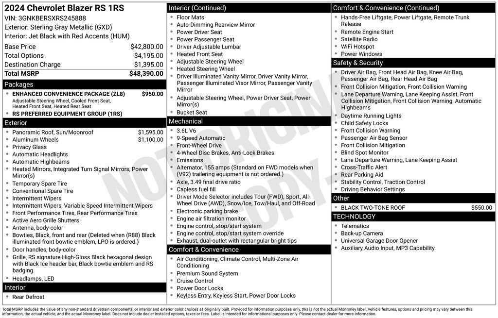 2024 Chevrolet Blazer RS