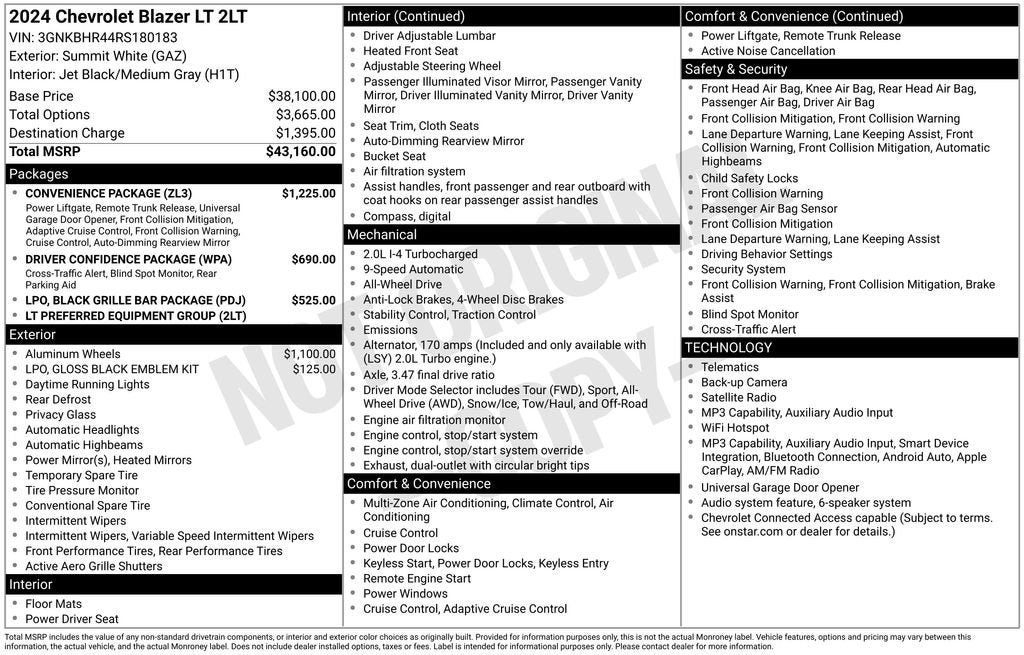 2024 Chevrolet Blazer 2LT