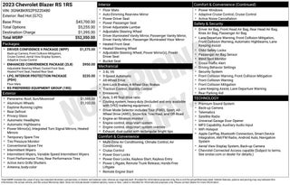 2023 Chevrolet Blazer RS