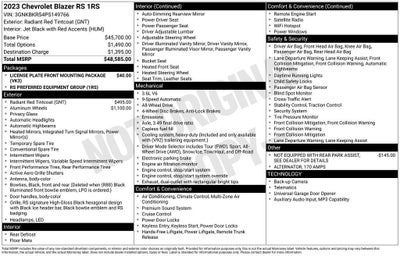 2023 Chevrolet Blazer RS