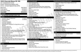 2023 Chevrolet Blazer RS