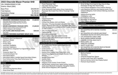 2022 Chevrolet Blazer Premier