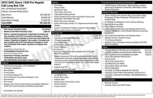 2023 GMC Sierra 1500 Pro