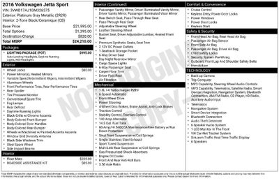 2016 Volkswagen Jetta 1.8T Sport