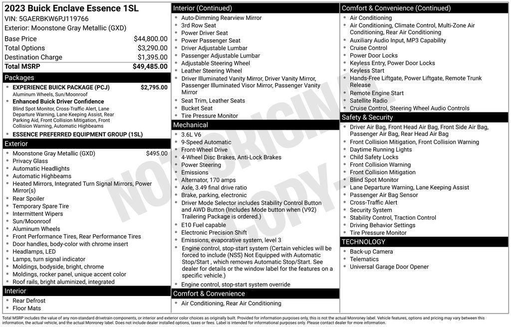 2023 Buick Enclave Essence