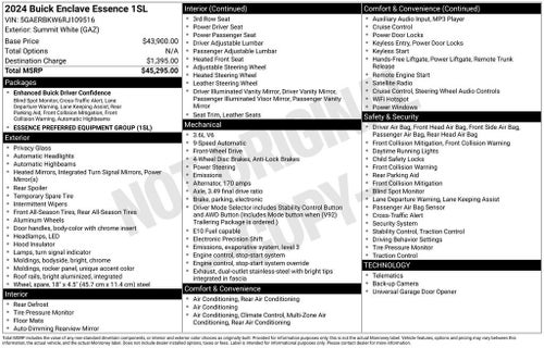 2024 Buick Enclave Essence