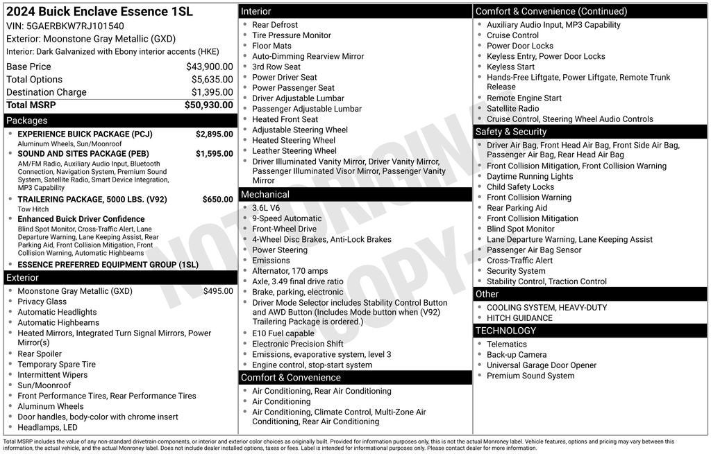 2024 Buick Enclave Essence