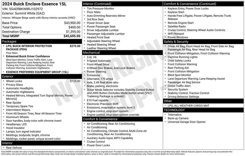 2024 Buick Enclave Essence