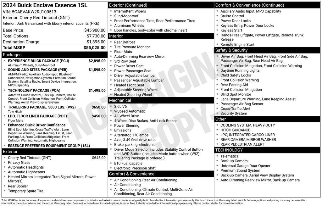 2024 Buick Enclave Essence