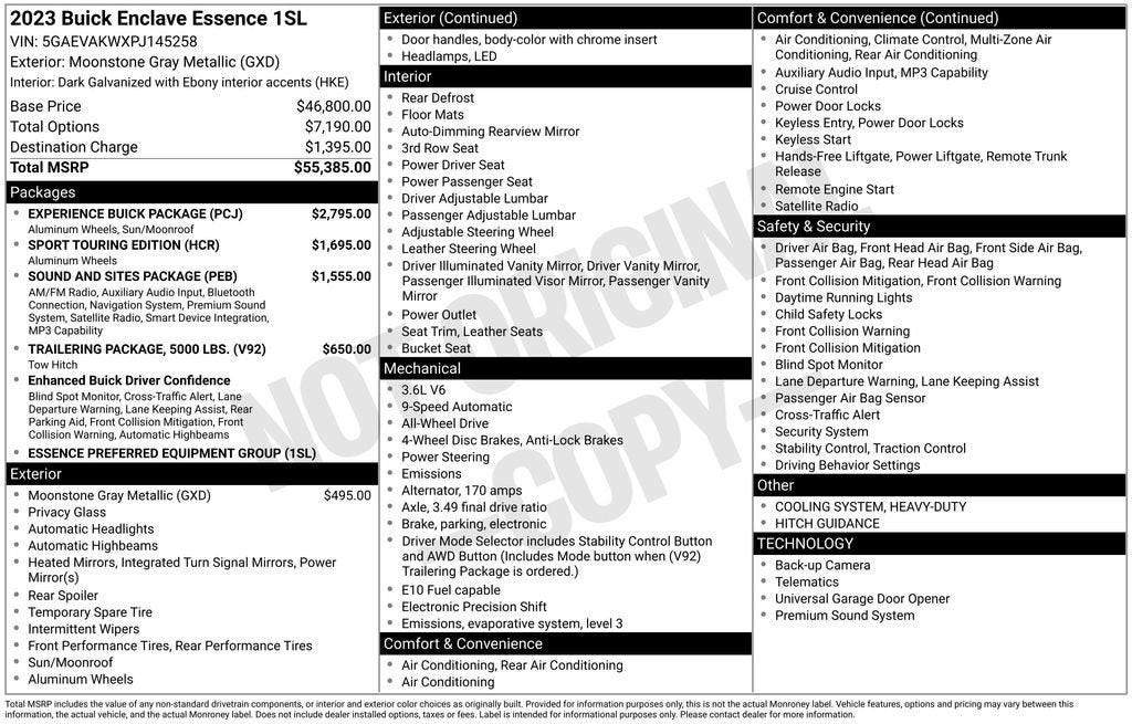 2023 Buick Enclave Essence