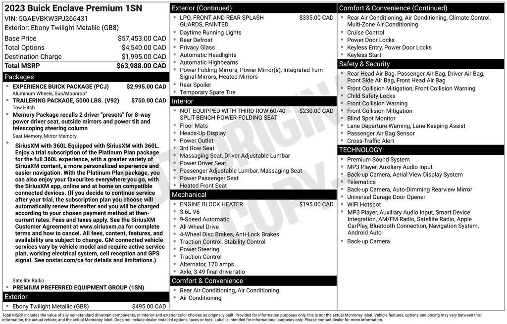 2023 Buick Enclave Premium