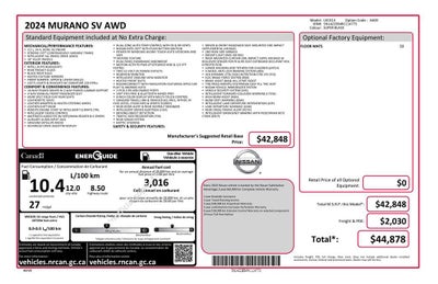 2024 Nissan Murano SV