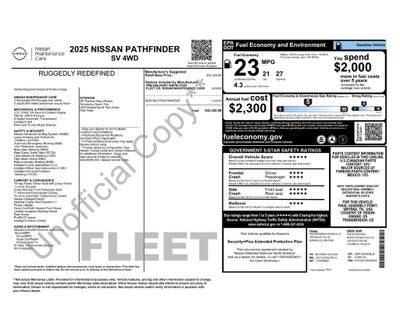2025 Nissan Pathfinder SV