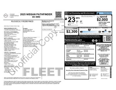 2025 Nissan Pathfinder SV 4WD