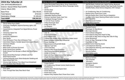 2024 Kia Telluride LX
